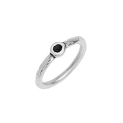 BeadsBalzar Beads & Crafts (GQR7710B) SILVER ANTIQUE (GQR7710X) Ring slim with circle fixed size 15mm (1 PC)