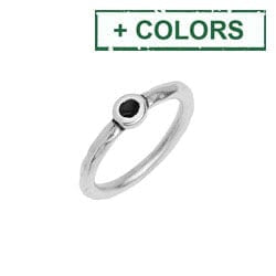 BeadsBalzar Beads & Crafts (GQR7710X) Ring slim with circle fixed size 15mm (1 PC)