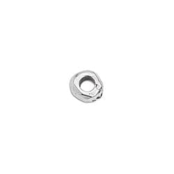 BeadsBalzar Beads & Crafts (GQS7530B) SILVER ANTIQUE (GQ7530X) Alloy 4x6mm  Bead HOLE 3mm (10 PCS)