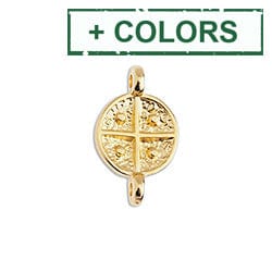 BeadsBalzar Beads & Crafts (GQT7084X) Talisman 16mm for 1.5mm with 2 rings (4 PCS)
