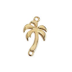 BeadsBalzar Beads & Crafts (GQT7344-A) Palmtree 21mm with 2 eyes (4 PCS)