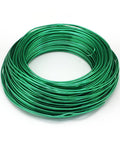 BeadsBalzar Beads & Crafts GREEN (AW7823-25) (AW7832-14) Aluminum Wire, Flexible Craft Wire, 1.5mm (15 Gauge); 100m/500g