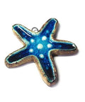 BeadsBalzar Beads & Crafts (GS1856) Enamel Ceramic Starfish Pendant (1 PC)