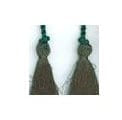 BeadsBalzar Beads & Crafts (GT6882B) DARK GREEN (GT6882X) Tassel 460mm (2 PCS)
