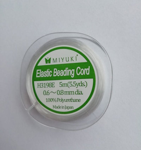 BeadsBalzar Beads & Crafts (H3198E) WHITE APROX. 0.6MM - 0.8MM (5 METERS)