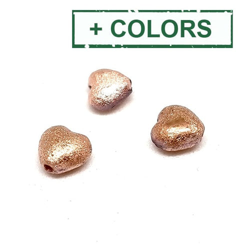 BeadsBalzar Beads & Crafts (HE00030-X) GLASS CRYSTAL HEARTS 6 MM  (30 PCS)