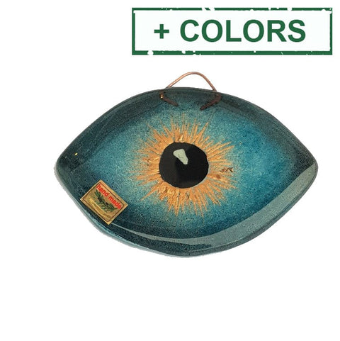 BeadsBalzar Beads & Crafts (HG-EYX) Glass Hand Made Eye about 11x8cm (1 PC)