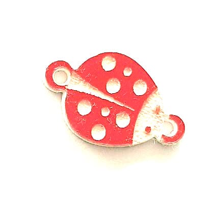 BeadsBalzar Beads & Crafts (HM-M9) PLEXI LADYBUG 25MM (6 PCS)