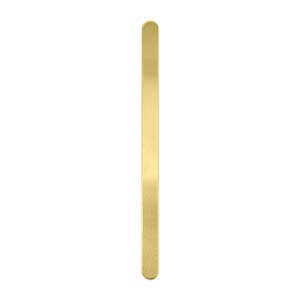 BeadsBalzar Beads & Crafts (IAD121K122-24B) BRACELET BLANK BRASS 6 INCH 16G 3/8 INCH (1 PC)