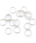 BeadsBalzar Beads & Crafts (JR4389) 304 Stainless Steel Jump Rings, Size: about 14mm (20 GRAMS)
