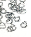 BeadsBalzar Beads & Crafts (JR4398) Stainless Steel Jump Rings 6mm (20 GRAMS)