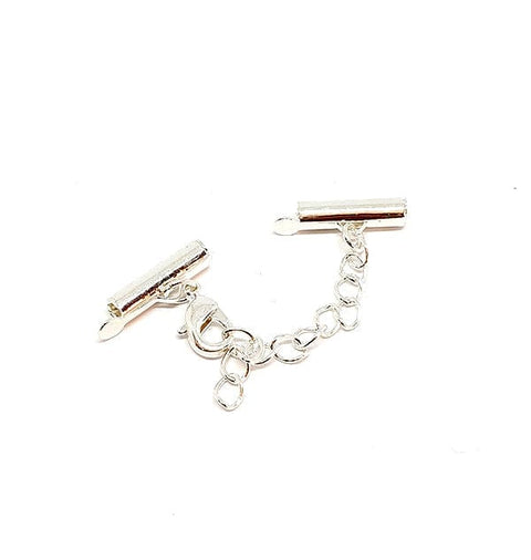 BeadsBalzar Beads & Crafts (KFT-15C) EXT CHAIN WITH 15MM TUBE (1 SET)