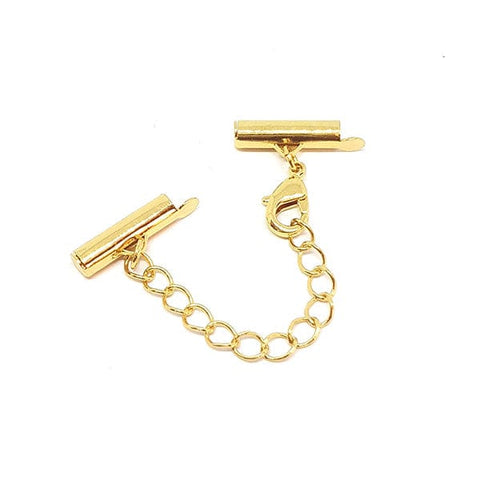 BeadsBalzar Beads & Crafts (KFT-15D) EXT CHAIN WITH 15MM TUBE (1 SET)