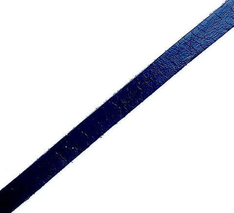 BeadsBalzar Beads & Crafts (LC4144) Real Cowhide leather 5mm Black (1 MET)