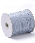 BeadsBalzar Beads & Crafts LIGHT GREY (WC08-128) (WC08-X) Braided Korean Waxed Polyester Cords (80 MET)