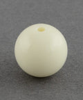 BeadsBalzar Beads & Crafts LIGHT YELLOW (AB7951-10) (AB7951-X) Solid Chunky Bubblegum Acrylic Ball Beads, Round, 8mm (50 GMS/ +-150PCS)