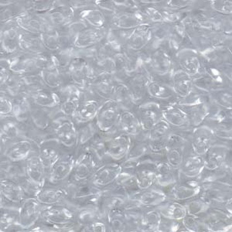 BeadsBalzar Beads & Crafts LONG MAGATAMA 4 X 7 MM CRYSTAL (LMA-0131)