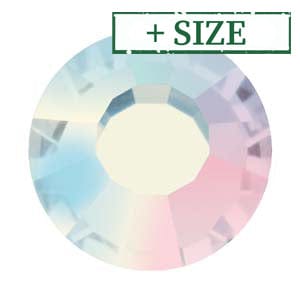 BeadsBalzar Beads & Crafts M.C. PRECIOSA FLATBACK - CRYSTAL AB (40 PCS)