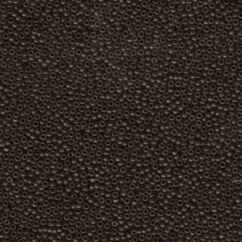 BeadsBalzar Beads & Crafts (M8-0409) MIYUKI SEED BEADS 8-0 OPAQUE CHOCOLATE