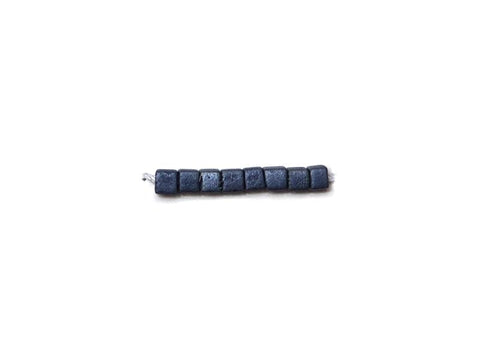 BeadsBalzar Beads & Crafts MATTED GUNMETAL (SB18-2001) (SB18-X) Miyuki Squares 1.8mm (10 GMS)