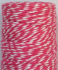 BeadsBalzar Beads & Crafts (MC7799-E15) Cotton String Macrame Cord, 4 Ply, Cerise1mm (30m)
