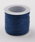 BeadsBalzar Beads & Crafts MIDNIGHT BLUE (NC156-113) (NC156-X) Nylon Thread Cord, about 0.8-1mm (35m/roll).