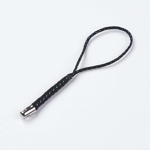 BeadsBalzar Beads & Crafts (MS7846-A08) Mobile Phone Making Cord Loops, 78mm (20 PCS)