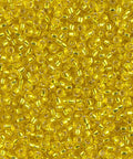 BeadsBalzar Beads & Crafts (MSB11-0006-250G) MIYUKI SEED BEADS 11/0 SILVER LINED YELLOW (250 GMS)