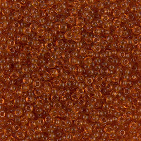 BeadsBalzar Beads & Crafts (MSB11-0133) MIYUKI SEED BEADS 11-0 TRANSPARENT TOPAZ (25 GMS)
