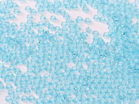 BeadsBalzar Beads & Crafts (MSB11-0148) MIYUKI SEED BEADS 11/0 LIGHT BLUE (25 GMS)
