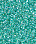 BeadsBalzar Beads & Crafts (MSB11-0571-250G) MIYUKI SEED BEADS 11/0 DYED SEA GREEN S/L ALABASTER (250 GMS)