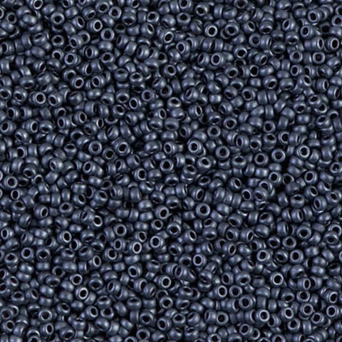 BeadsBalzar Beads & Crafts (MSB11-2001) MIYUKI SEED BEADS 11/0 MATTED GUNMETAL (25 GMS)