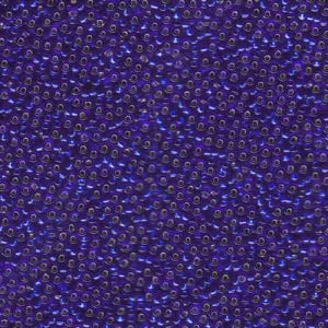 BeadsBalzar Beads & Crafts (MSB15-0020) MIYUKI SEED BEADS 15-0 COBALT SILVER LINED