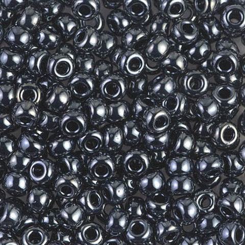 BeadsBalzar Beads & Crafts (MSB6-0451-250G) MIYUKI SEED BEADS 6/0 GUNMETAL (250 GMS)