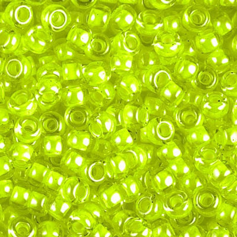 BeadsBalzar Beads & Crafts (MSB6-1119) MIYUKI SEED BEADS 6/0 LUMINOUS LIME AID (25 GMS)