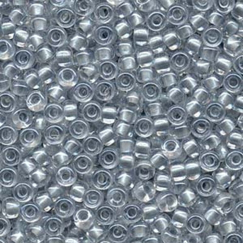 BeadsBalzar Beads & Crafts (MSB6-4608) MIYUKI SEED BEADS 6-0 INSIDE DYED PEARLIZE LT.BLUE (25 GMS)
