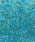BeadsBalzar Beads & Crafts (MSB8-0018) MIYUKI SEED BEADS 8-0 AQUA SILVER LINED (25 GMS)
