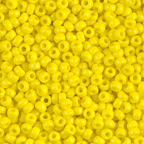 BeadsBalzar Beads & Crafts (MSB8-0404-250G) MIYUKI SEED BEADS 8/0 OPAQUE YELLOW (250 GMS)