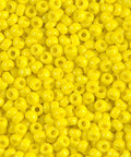 BeadsBalzar Beads & Crafts (MSB8-0404) MIYUKI SEED BEADS 8/0 OPAQUE YELLOW (25 GMS)