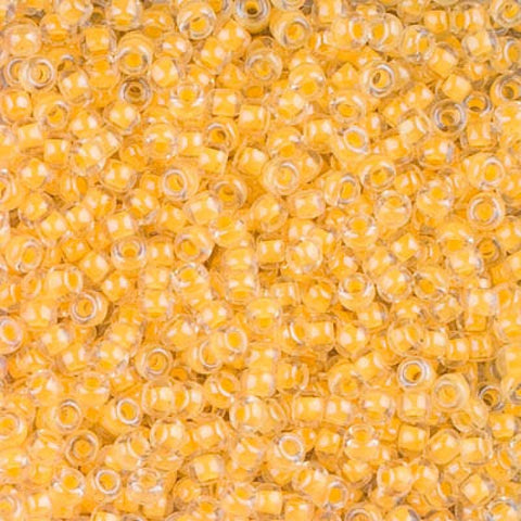 BeadsBalzar Beads & Crafts (MSB8-1121) MIYUKI SEED BEADS 8/0 LUMINOUS SUN GLOW (25 GMS)