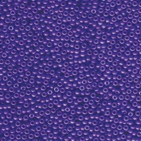 BeadsBalzar Beads & Crafts (MSB8-1477) MIYUKI SEED BEADS 8-0 OPAQUE PURPLE (25 GMS)