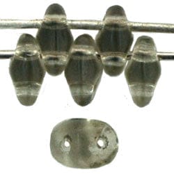 BeadsBalzar Beads & Crafts (MSD-40020) MATUBO SUPERDUO 2X5MM BLACK DIAMOND
