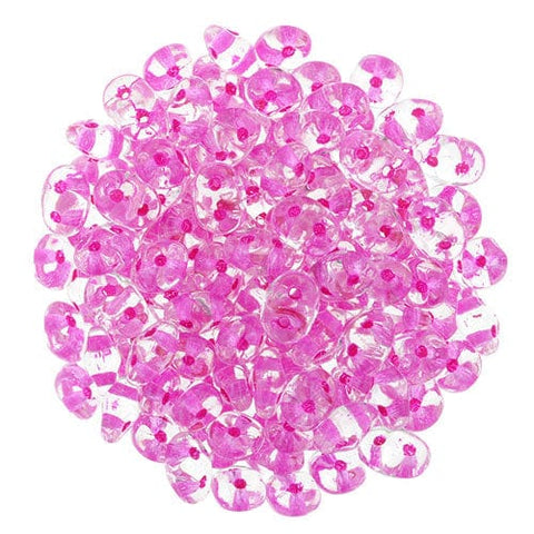 BeadsBalzar Beads & Crafts (MSD-44877CR) MATUBO SUPERDUO 2X5MM CRYSTAL RUBY LINED
