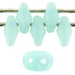 BeadsBalzar Beads & Crafts (MSD-61100) MATUBO SUPERDUO 2X5MM MILKY AQUA