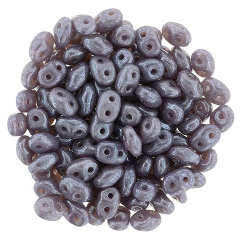 BeadsBalzar Beads & Crafts (MSD-L21010) MATUBO CZECH SUPERDUO 2X5MM LUSTER OPAL VIOLET