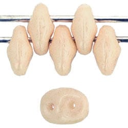 BeadsBalzar Beads & Crafts (MSD-LC03000) MATUBO CZECH SUPERDUO 2X5MM LUSTER OPAQUE CHAMPAGNE