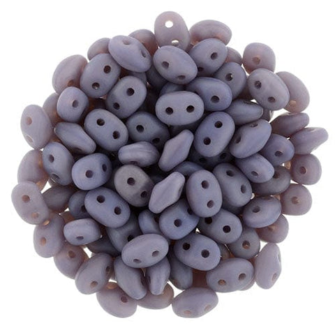 BeadsBalzar Beads & Crafts (MSD-M21010) MATUBO CZECH SUPERDUO 2X5MM MATTE OPAL VIOLET