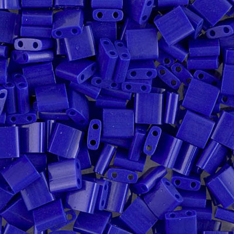 BeadsBalzar Beads & Crafts (MTL-0414) MIYUKI TILA BEADS OPAQUE COBALT