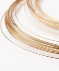BeadsBalzar Beads & Crafts (MW3952) Memory Wire, Golden Each loop 11.5cm in diameter, the wire: 0.6mm in diameter
