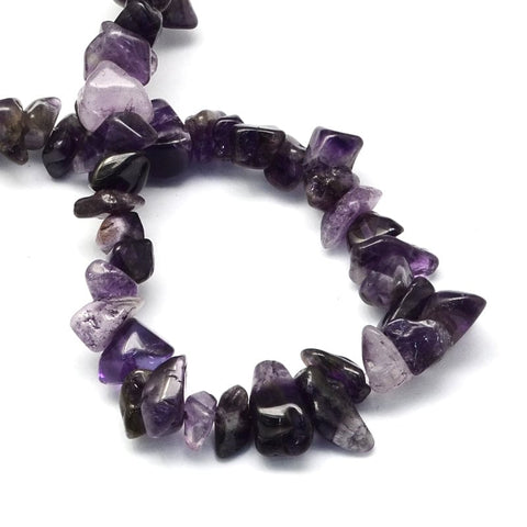 BeadsBalzar Beads & Crafts Natural Amethyst stone chips (BG4156)